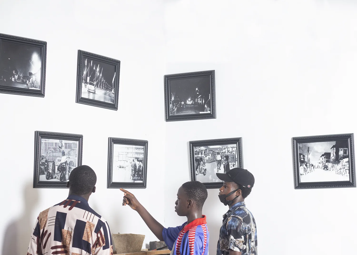 Night Time Series exhibition view