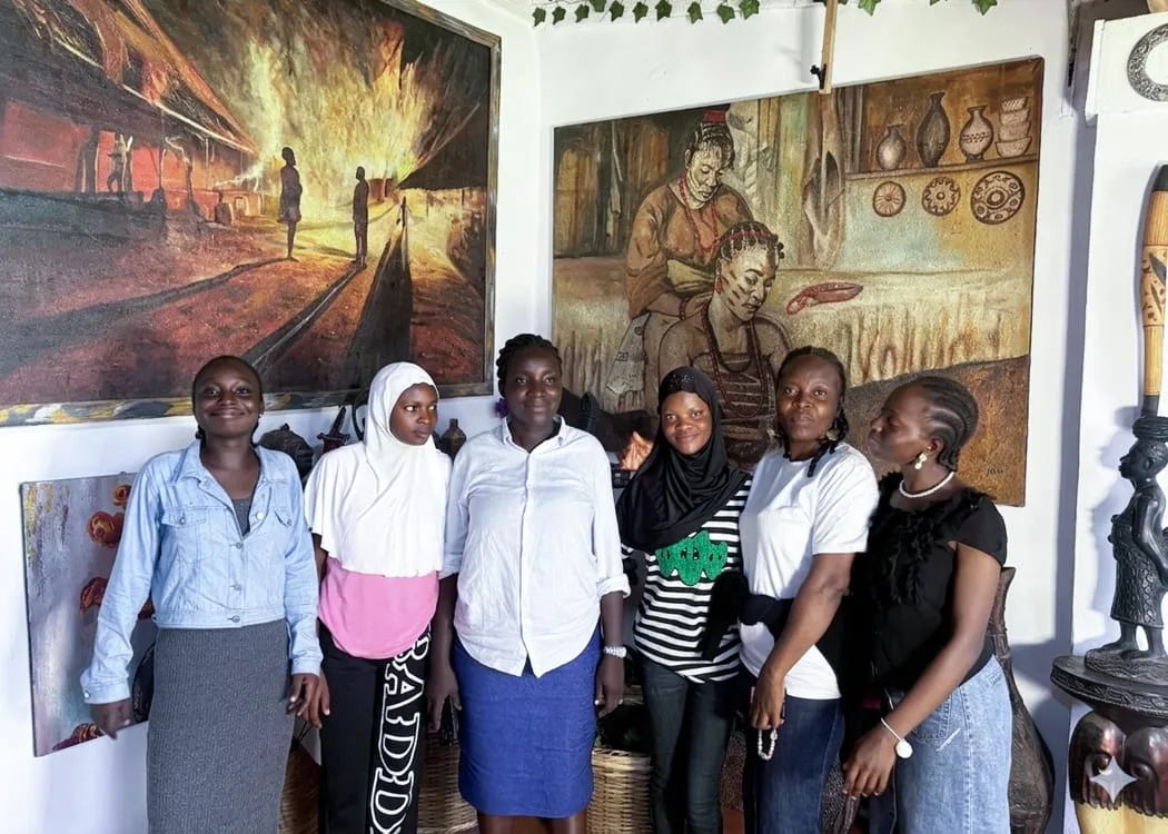 Training, school visit and creative activity